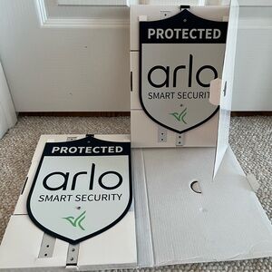 NEW - 2 Pack Arlo Smart Security Yard Sign